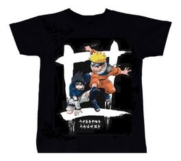 Camiseta Naruto y Sasuke