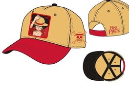 Gorra One Piece Beisbol luffy Rojo