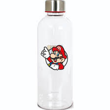 Botella Super Mario Pvc Y Acero Inoxidable 850 Ml