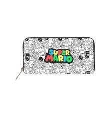 Cartera Logo Super Mario Nintendo