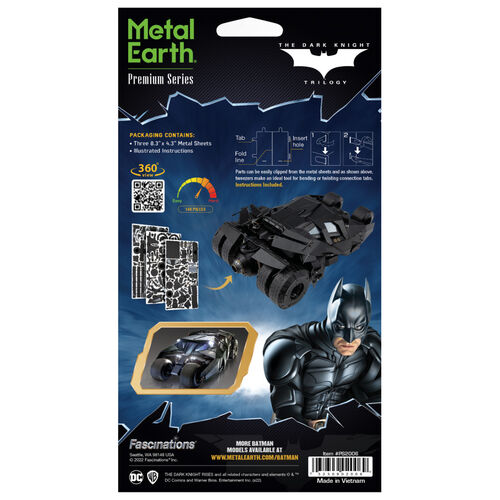 Maqueta Batman Batmvil Metal Earth