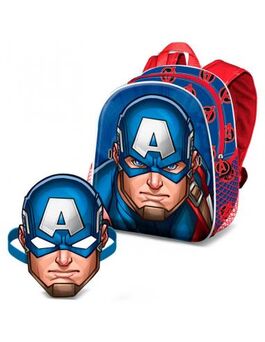 Mochila Avengers Capitn Amrica Mask