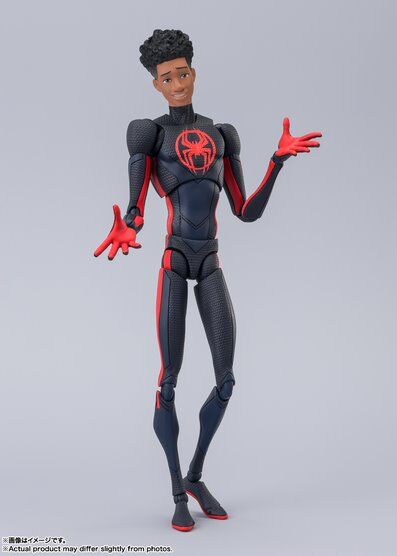 Figura Spiderman Miles Morales Spiderverse Sh Figuarts 15,5cm