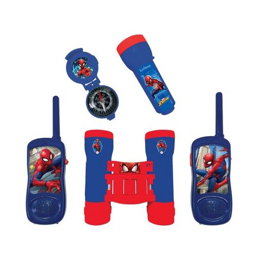 Kit Spiderman Aventura Walkie Talkie