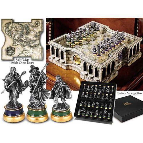 Réplica El Señor de los Anillos Ajedrez Deluxe
