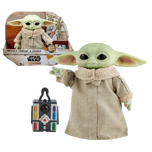 Peluche Mandalorian Baby Yoda Control Remoto