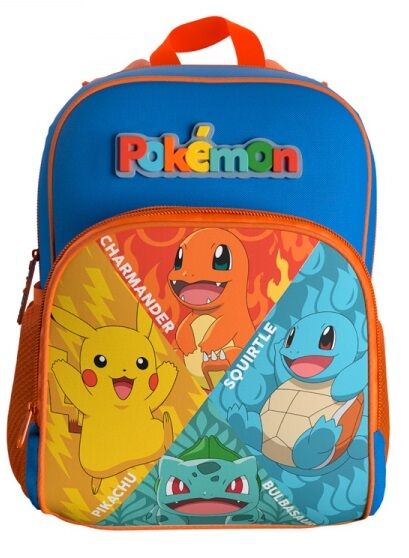 Mochila 3D Starters Pokemon 30cm