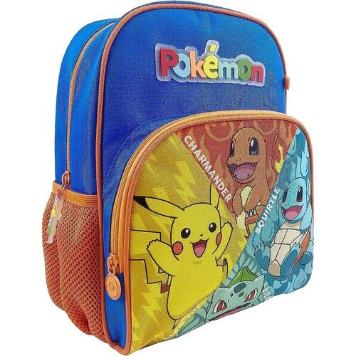 Mochila 3D Starters Pokemon 30cm