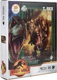 Puzle 100 Efecto 3d Poster T-rex Jurassic World Puzle 100 Efecto 3d Poster T-rex Jurassic World