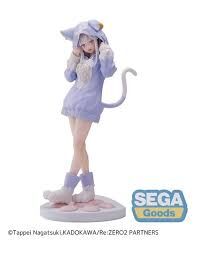 Figura Anime Emilia MofuMofu Flufy Re Zero 21cm