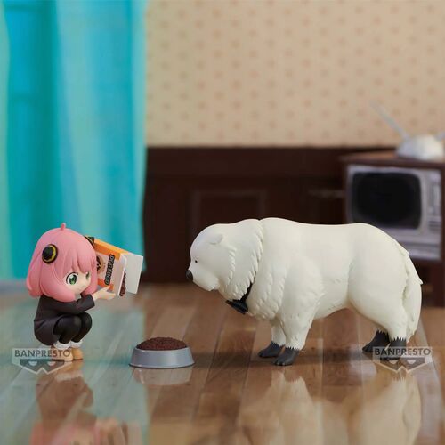 Figura Anime Spy x Family Anya Forger y Bond 13cm