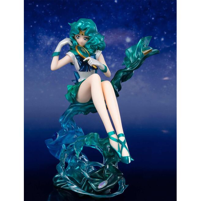 Figura Sailor Neptuno Sailor Moon - PVC -16 cm - Tamashii Nations Figuarts Zero Chouette