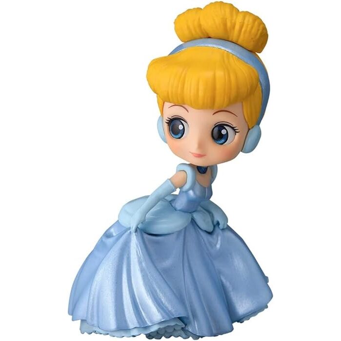 Figura Cinderella Q Posket Petit Girls Festival - PVC - 7 cm - Banpresto