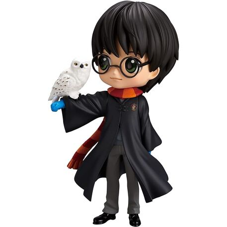Figura Harry Potter Hedwig & Harry Qposket 14cm