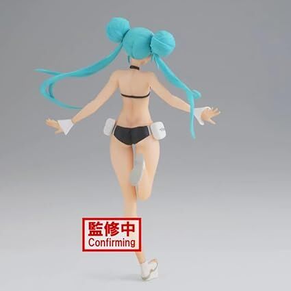 figura anime Banpresto Hatsune Miku - HATSUNE MIKU RACINGVer. RACING MIKU2022 Tropical Maid Ver 16 cm