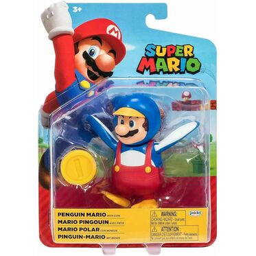 Figura Super Mario Surtido 10cm Mario Pingu Figura Super Mario Surtido 10cm Mario Pingu