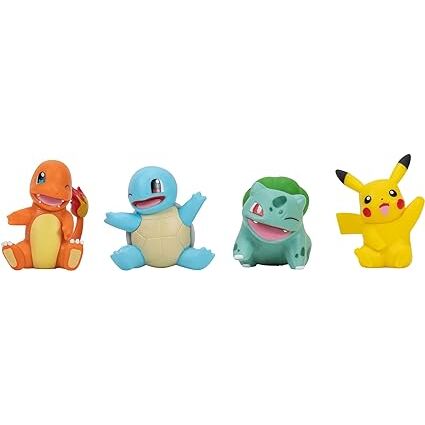 Figura Pokmon Pack de 4 Starters Kanto