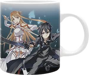 Taza Anime Sword Art Online Asuna y Kirito 320ml