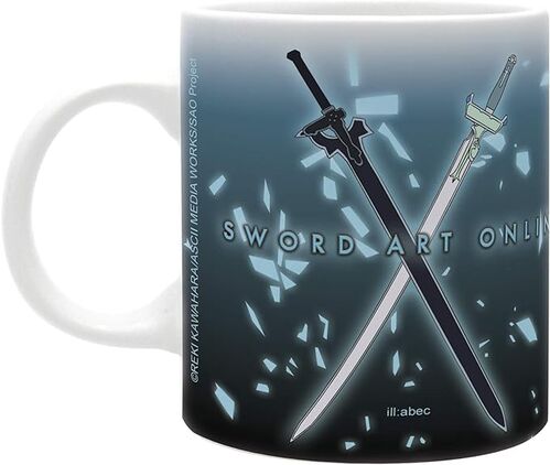 Taza Anime Sword Art Online Asuna y Kirito 320ml