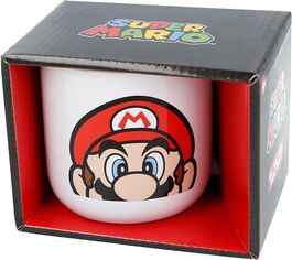 Taza Ceramica Desayuno 400 Ml En Caja Regalo Super Mario Young Adult