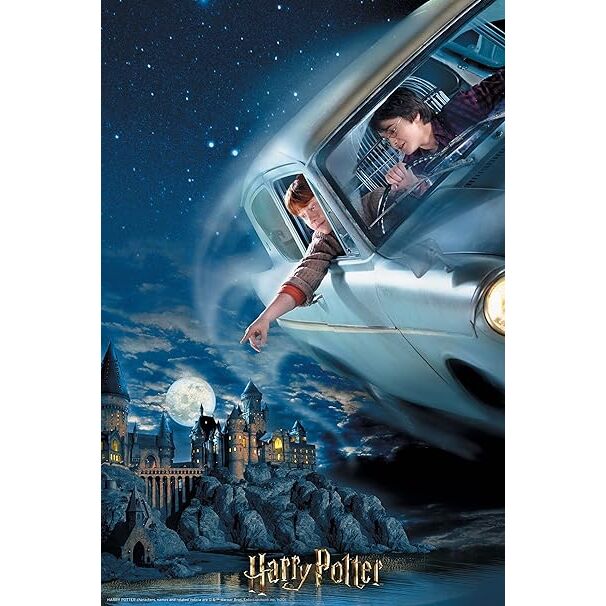 Puzzle lenticular Harry Potter y Ron en el Ford Harry Potter - 500 Piezas