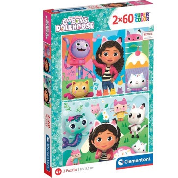Puzzle 2X60 GABBYS DOLLHOUSE