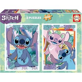 Puzzle 2X500 STITCH DISNEY