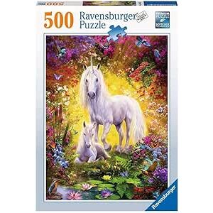 Puzzle Monumentos Unicornio y Potrico 500p