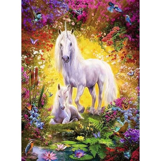 Puzzle Monumentos Unicornio y Potrico 500p