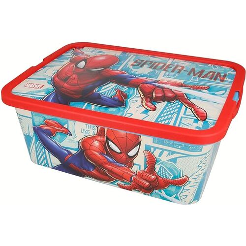 Caja Click 13 L Spiderman Comic Book