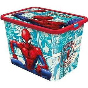 Caja Click 23 L Spiderman Comic Book