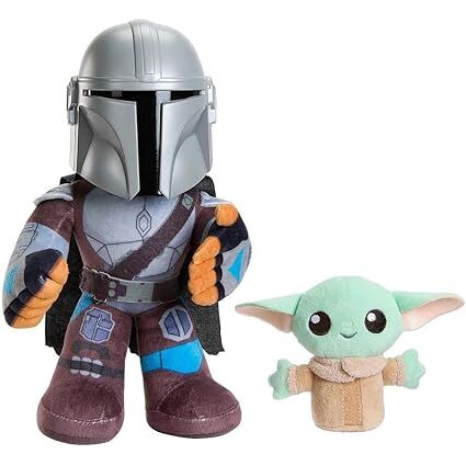 Peluche Mandalorian con Grogu