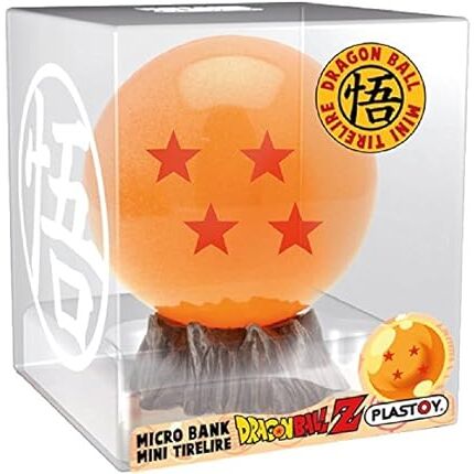 Bola De Dragon 4 Estrellas Mini Hucha 10 Cm Pvc Dragon Ball