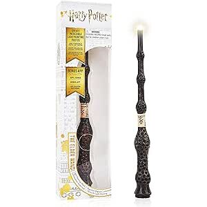 Varita Con Luz Harry Potter Dumbledore - Resina - 19 cm