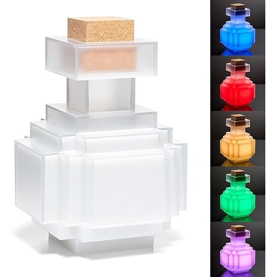 Réplica Minecraft Coleccionista Poción Luminosa