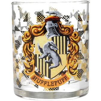 Vaso Cristal Logo Hufflepuff Harry Potter
