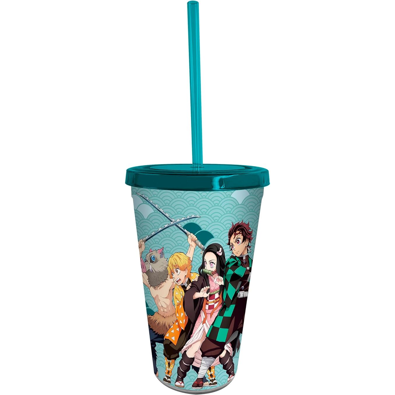 Vaso Demon Slayer 470Ml con Acryl y Pegatinas Poudlard