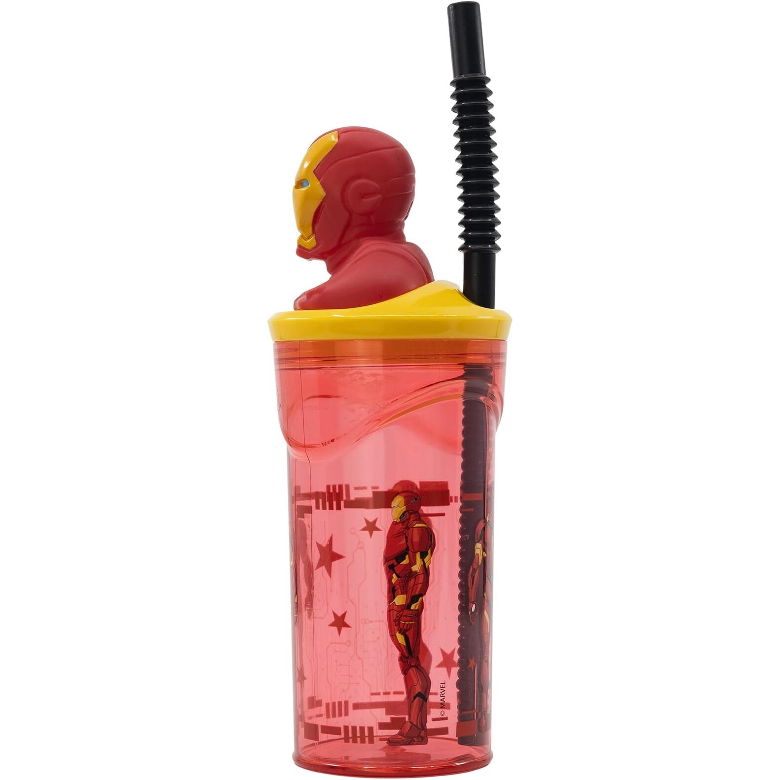 Vaso Figurita 3D 360 Ml Avengers Invincible Force Iron Man