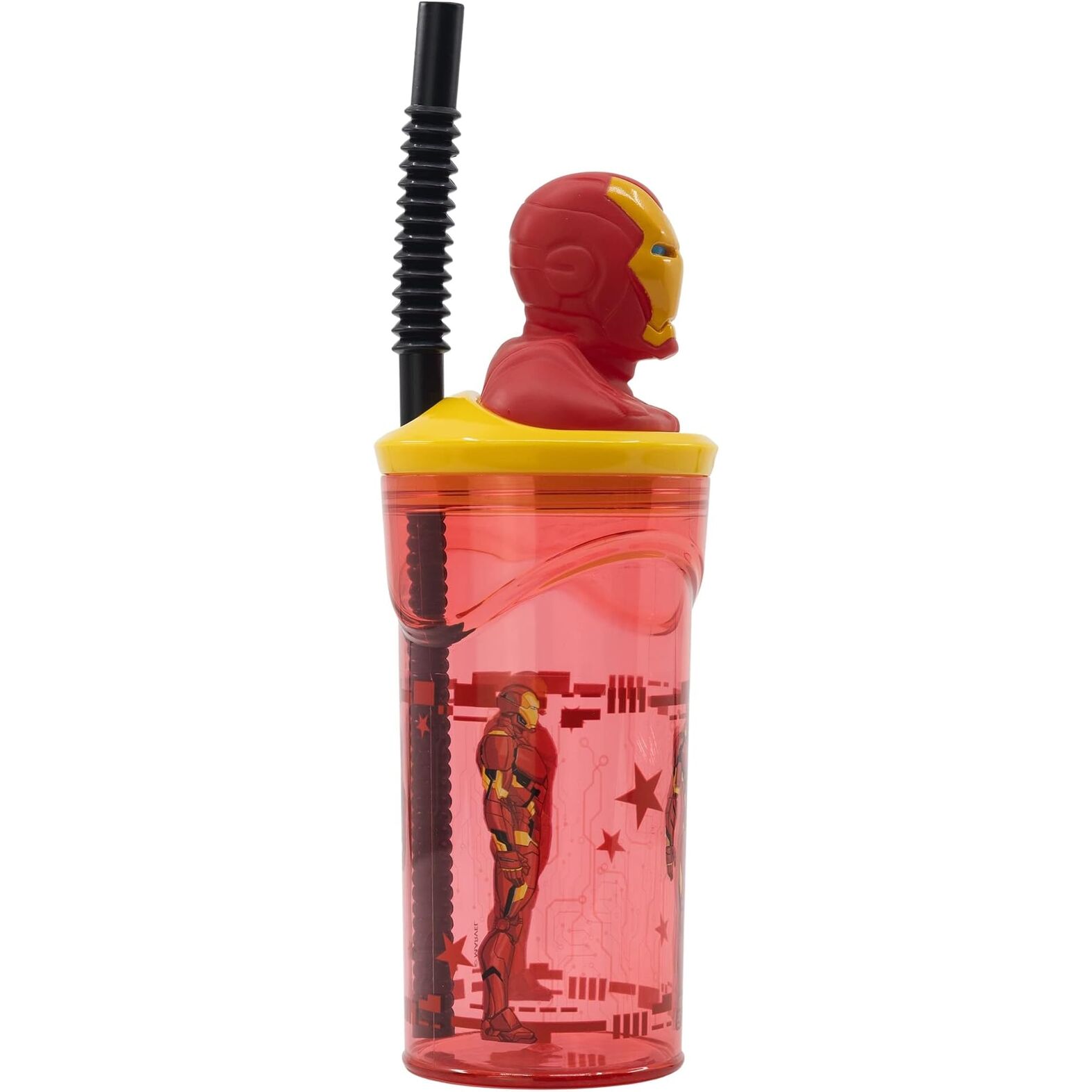 Vaso Figurita 3D 360 Ml Avengers Invincible Force Iron Man