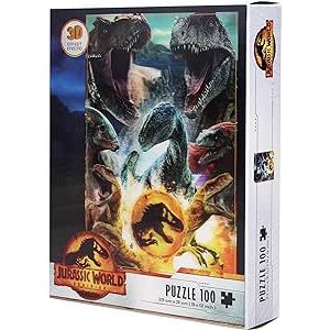 Puzzle 100 Efecto 3D Poster Compo Carnívoros Jurassic World Puzzle 100 Efecto 3D Poster Compo Carnívoros Jurassic World
