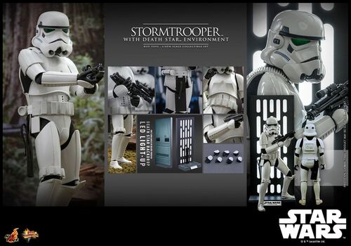 Figura Star Wars Stormtrooper with Death Star Environment Hot Toys 30 cm