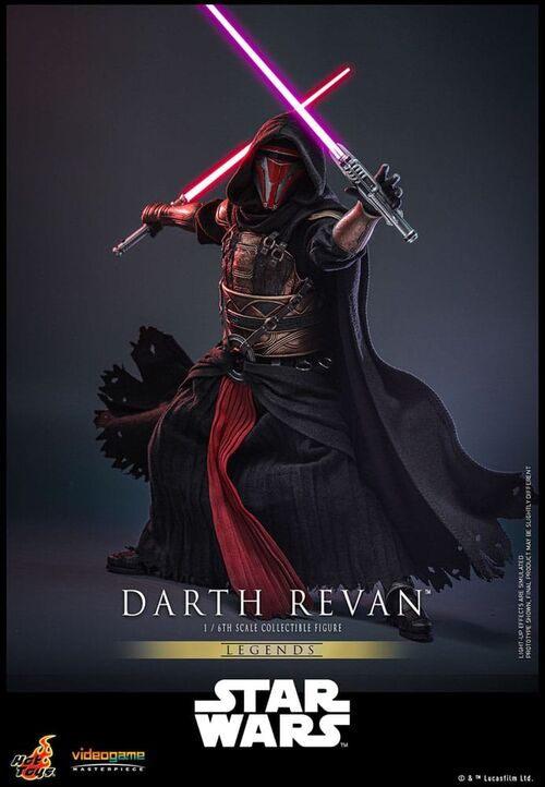 Figura Star Wars Legends Darth Revan Hot Toys 31cm