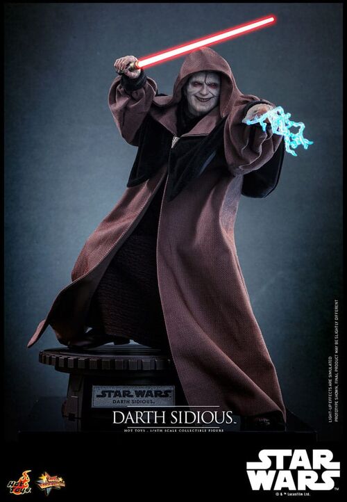 Figura Star Wars Darth Sidious Hot Toys 29cm