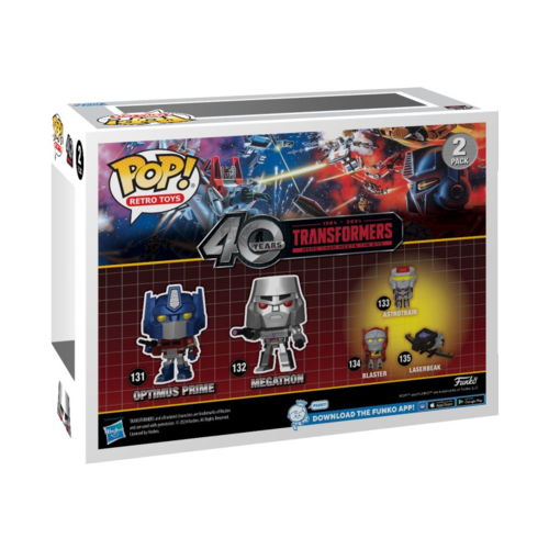 Funko POP! Transformers Optimus Prime y Megatron 2PK