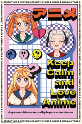 Poster Anime Keep Calm