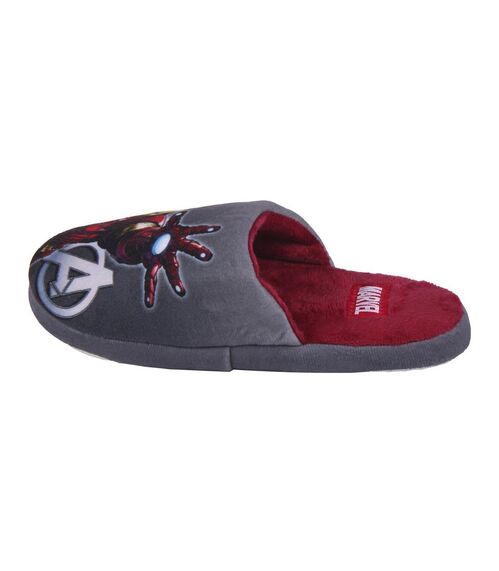 Pantuflas Avengers Grises