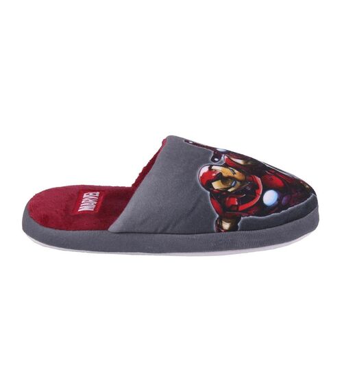 Pantuflas Avengers Grises
