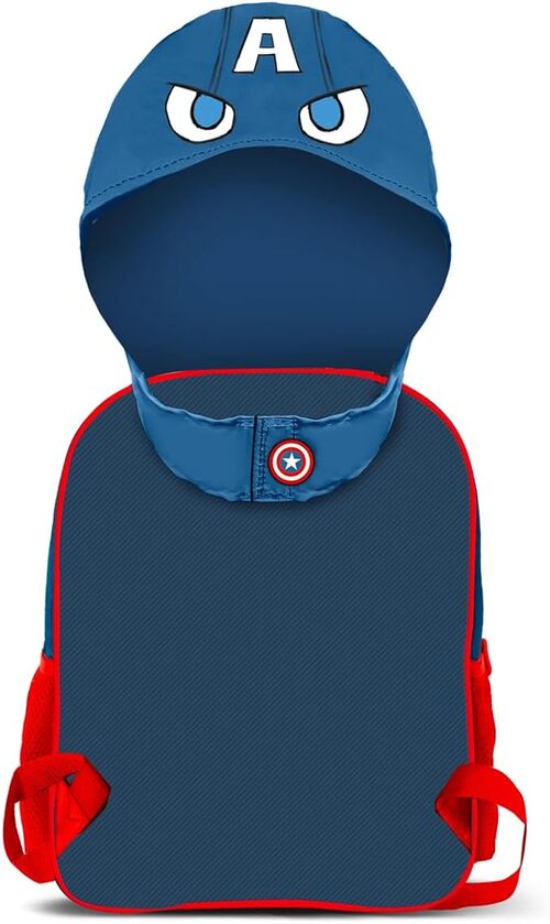 Mochila Avengers Capitán América Capucha