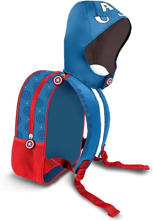 Mochila Avengers Capitán América Capucha