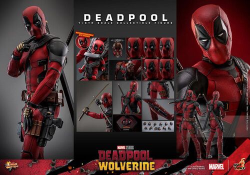 Figura Marvel Deadpool Masterpiece Hot Toys 31cm